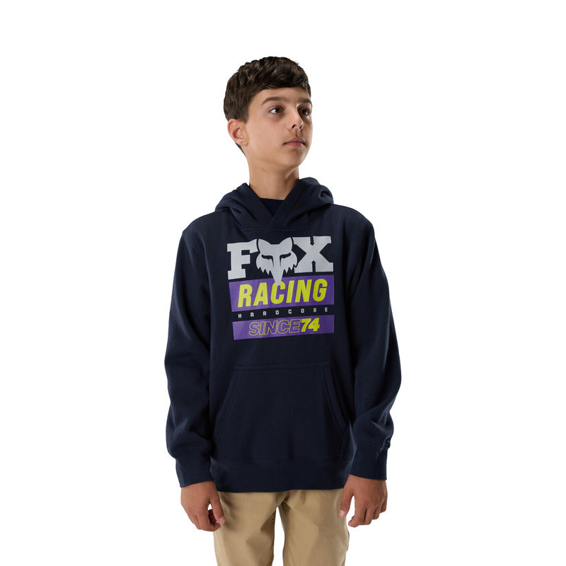 Bluza z kapturem Junior FOX Since 74 Fleece Po Midnight 5 360201_ZAL919634.jpg