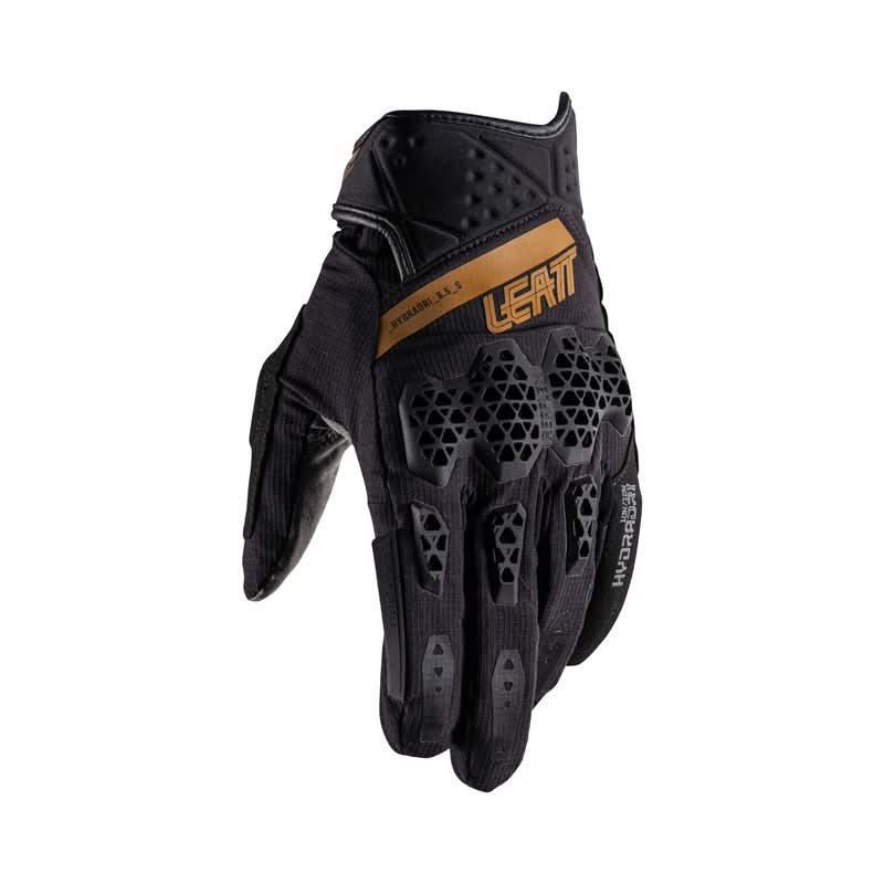 RĘKAWICE MOTOCYKLOWE LEATT ADV HYDRADRI 6.5 SHORT STEALTH BLACK GREY XL 3