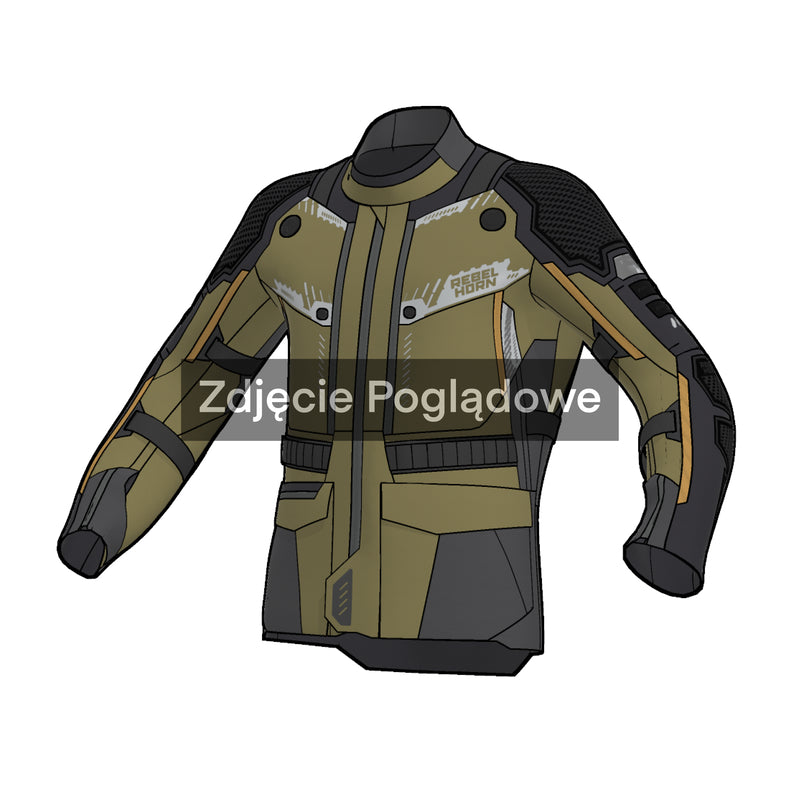 Kurtka Motocyklowa Tekstylna Rebelhorn Patrol 2 Olive Green Dark Grey Orange 1 349735_ZAL842280.jpg