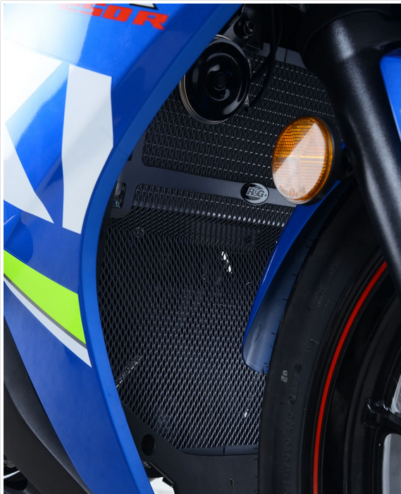 OSŁONA CHŁODNICY RG RACING - SUZUKI GSX250R 17- TITANIUM 1