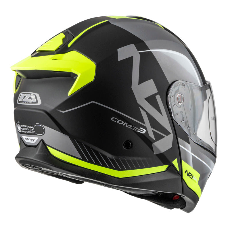 Kask Motocyklowy NZI Combi 3 Duo Orbe Black Antracite Yellow Matt 7 362684_ZAL856160.jpg