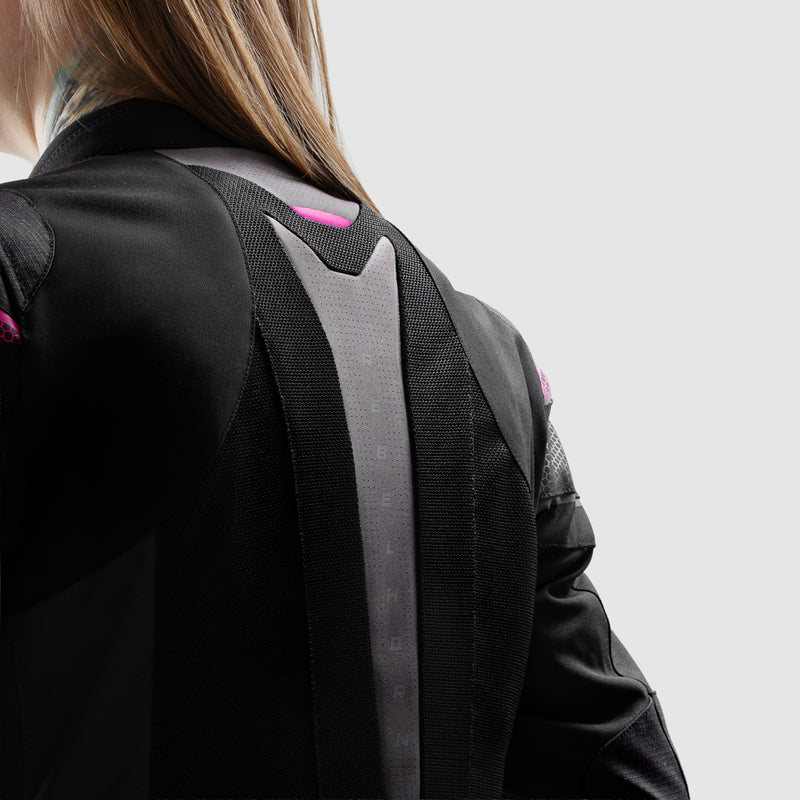 Kurtka motocyklowa tekstylna damska Rebelhorn Hiflow 5 Black Grey Fluo Pink 16 335968_ZAL810563.jpg