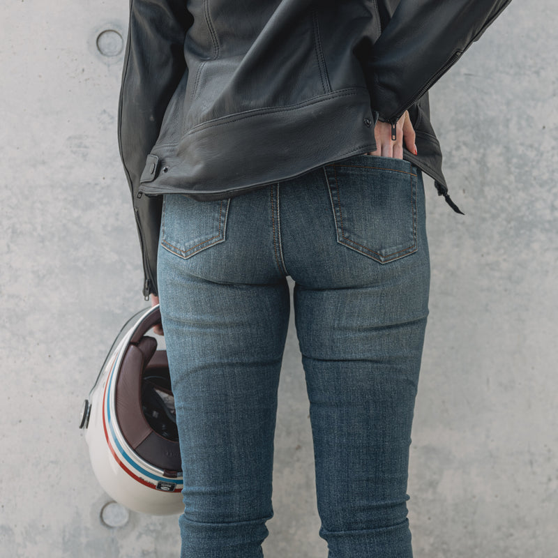 Jeansy motocyklowe damskie Rebelhorn Classic 3 Skinny Fit Washed Blue 7 241921_ZAL616552.jpg