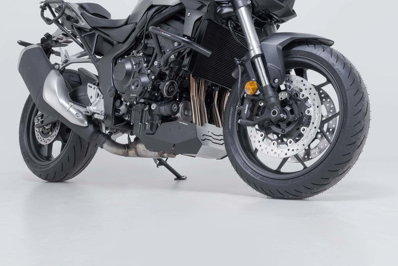 OSŁONA SILNIKA PŁYTA POD SILNIK SW-MOTECH BLACK/HONDA CB1000 HORNET (24-) BLACK SILVER 1