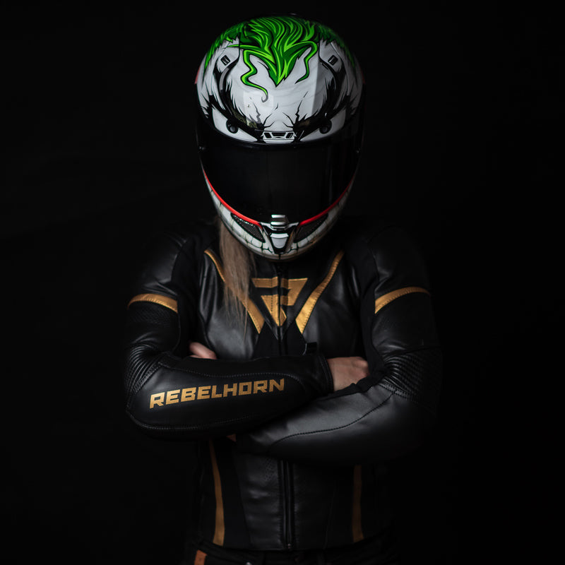 Kurtka motocyklowa skórzana damska Rebelhorn Rebel Black Gold 5 218055_ZAL396334.jpg