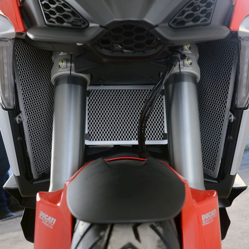 OSŁONA CHŁODNICY OLEJU RG RACING DUCATI MULTISTRADA V4 (S) (SPORT) 21 TITANIUM 1