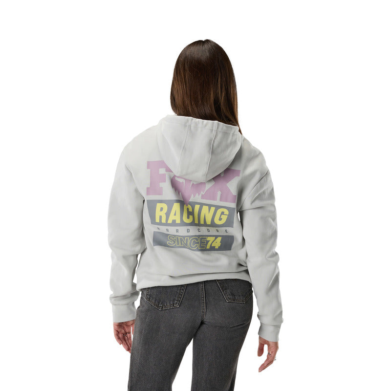 Bluza z kapturem Damska FOX Since 74 Fleece Po Light Grey 9 360171_ZAL918321.jpg