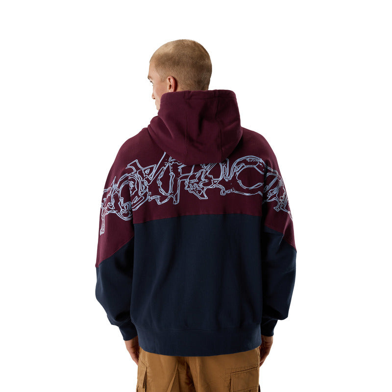 Bluza z kapturem FOX Abyss Fleece Po Dark Maroon 7 360038_ZAL919786.jpg