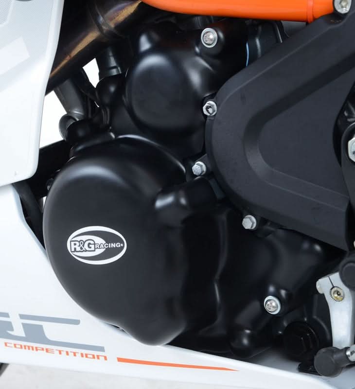 ZESTAW OSŁON SILNIKA RG RACING KTM 390 DUKE 16-/RC 390 16, (2 CZĘŚCI) BLACK 1