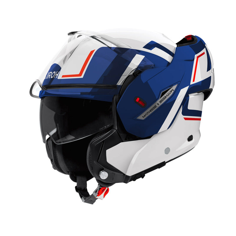KASK MOTOCYKLOWY AIROH MATHISSE 2 GENIUS BLUE RED GLOSS XS 5