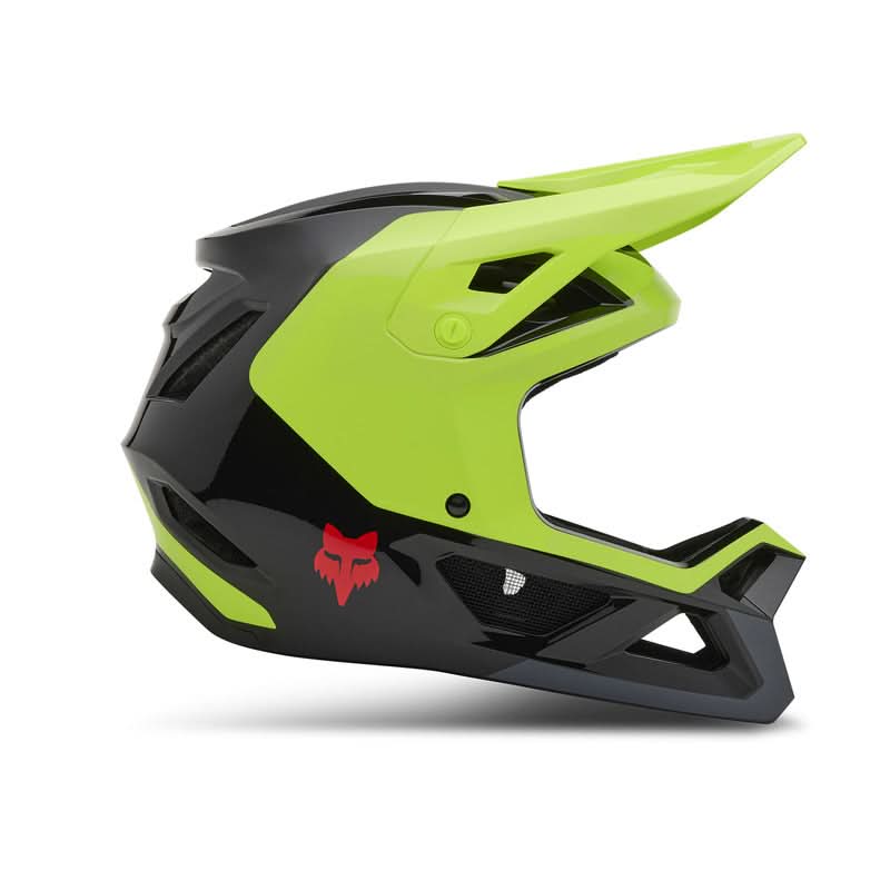 Kask Rowerowy Fox Junior Rampage Barge Fluo Yellow 25 310197_ZAL718922.jpg