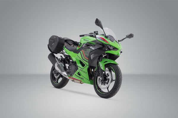 ZESTAW SAKW BOCZNYCH PRO BLAZE H I STELAŻY SW-MOTECH KAWASAKI NINJA 500 SE, Z500 (23-) BLACK 3