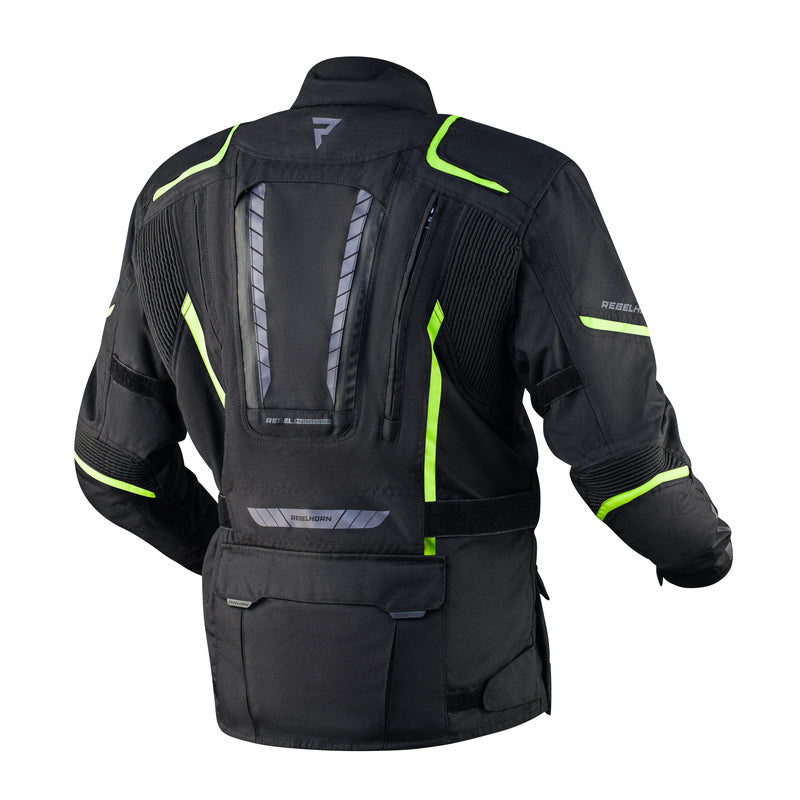 Kurtka motocyklowa tekstylna Rebelhorn Hiker 3 Black Fluo Yellow 3 213941_ZAL624081.jpg