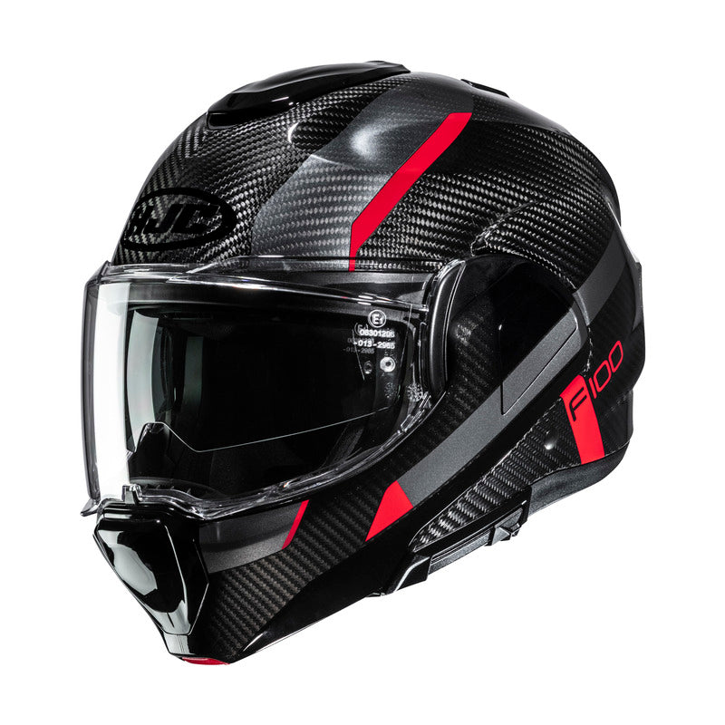 Kask Motocyklowy HJC F100 Carbon Askan Black Red 1 378037_ZAL934064.jpg