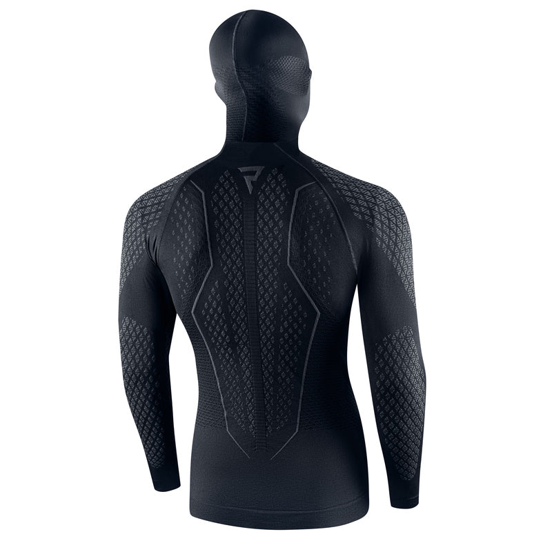 Koszulka termoaktywna z kominiarką Rebelhorn Therm 2 Black Grey 3 225780_ZAL432420.jpg