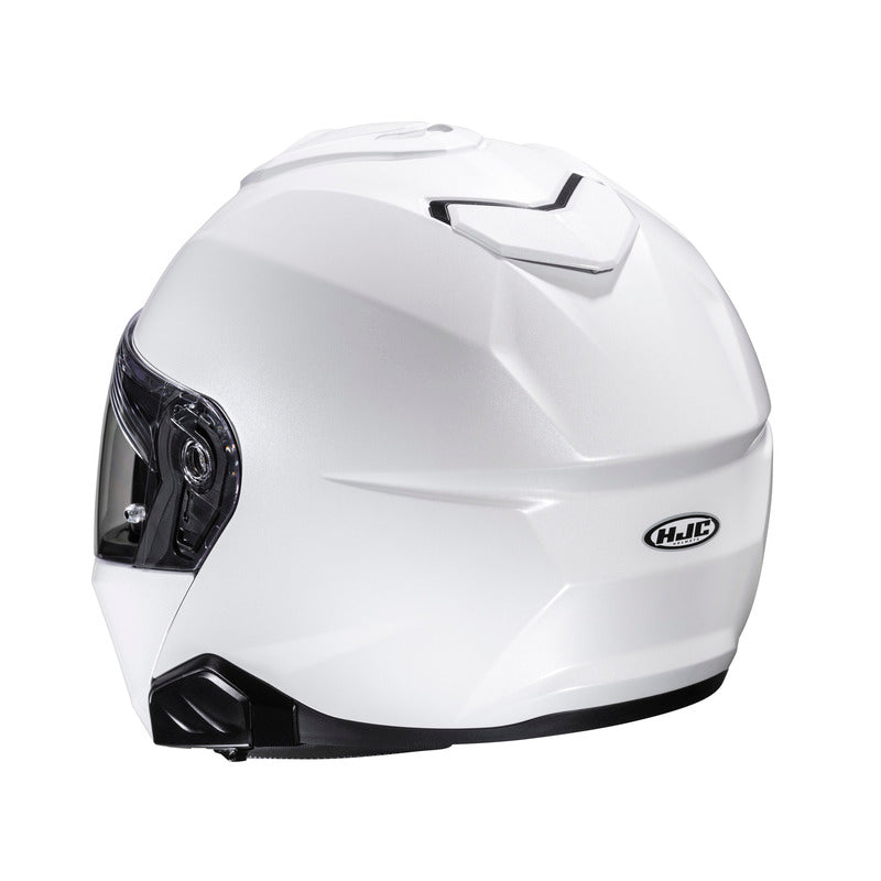Hjc I91 Solid Pearl White Motorcycle Helmet 17 355009_ZAL829057.jpg