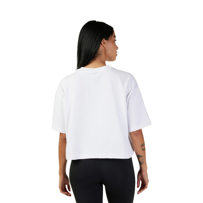 T-Shirt Damski FOX Wordmark Os Crop White 5 289573_ZAL767305.jpg