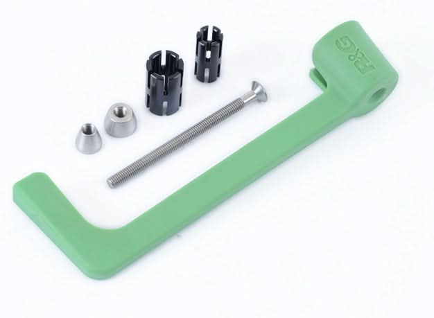 OSŁONA DŹWIGNI RG RACING ZX-6R, ZX-10R UP TO 20, H2, H2R GREEN 1