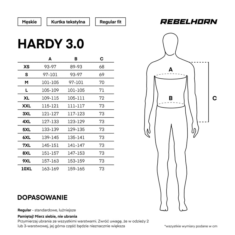 Kurtka motocyklowa tekstylna Rebelhorn Hardy 3.0 Desert Grey Red 96 324127_ZAL931066.jpg