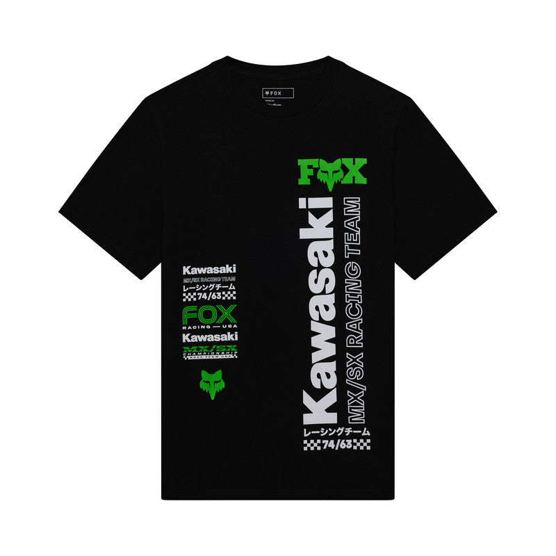 T-Shirt FOX Kawasaki 195 Orginal Black 1 351027_ZAL860498.jpg