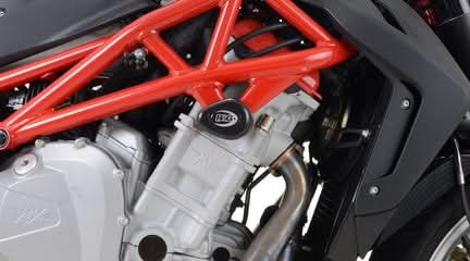 CRASHPADY AERO RG RACING MV AGUSTA BRUTALE 1090 13- BLACK 1