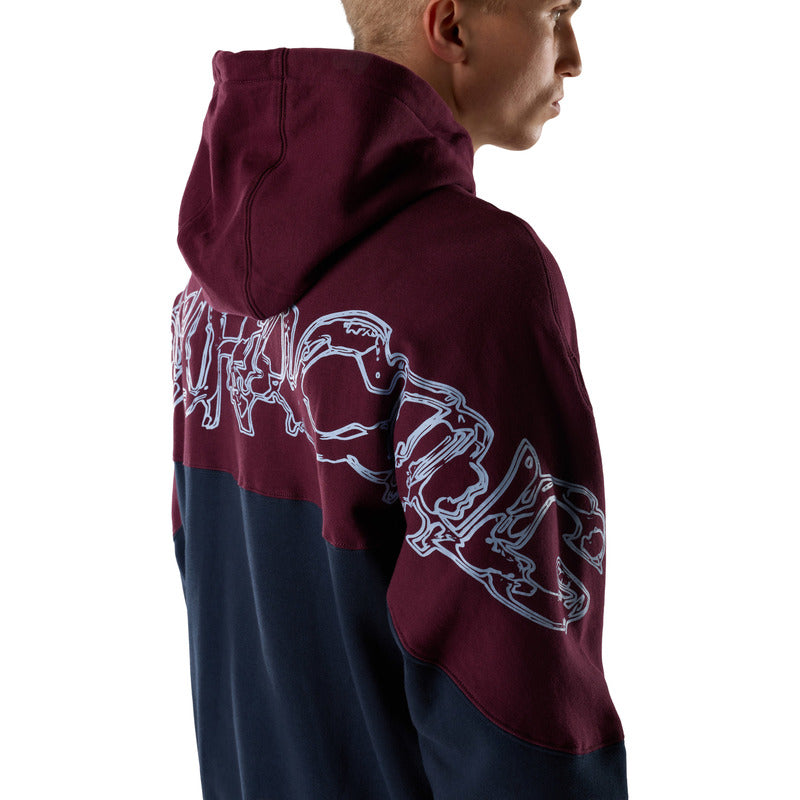 Bluza z kapturem FOX Abyss Fleece Po Dark Maroon 13 360038_ZAL919789.jpg