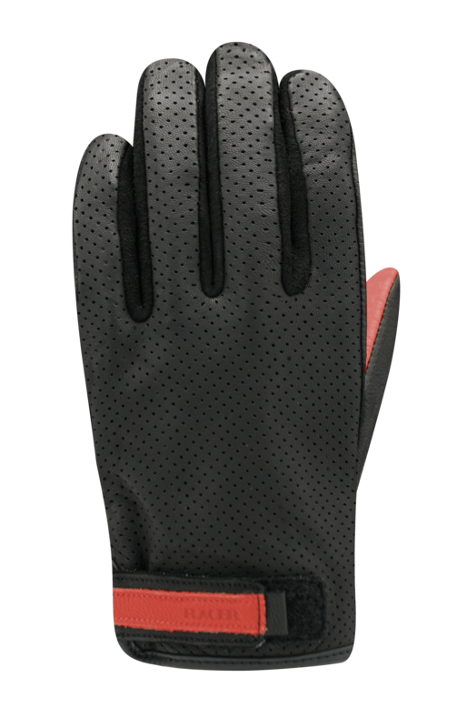 Motocyklowe Rękawice Skórzane Racer Tuxedo Black/Red 1 222857_ZAL392166.png