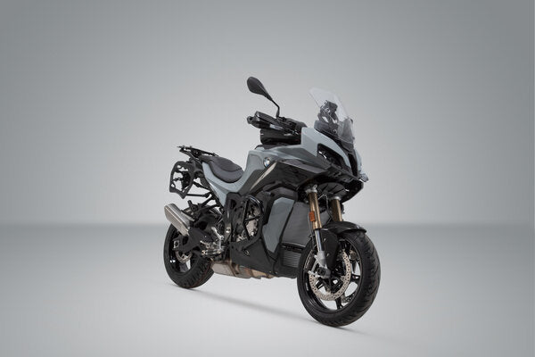 ZESTAW KUFRÓW BOCZNYCH DUSC I STELAŻY SW-MOTECH BMW S 1000 XR (19-) BLACK 2X41L 3