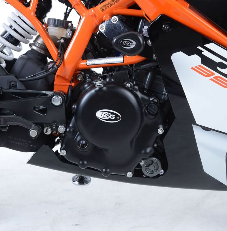 ZESTAW OSŁON SILNIKA RG RACING KTM RC390 17- (2 CZĘŚCI) BLACK 1