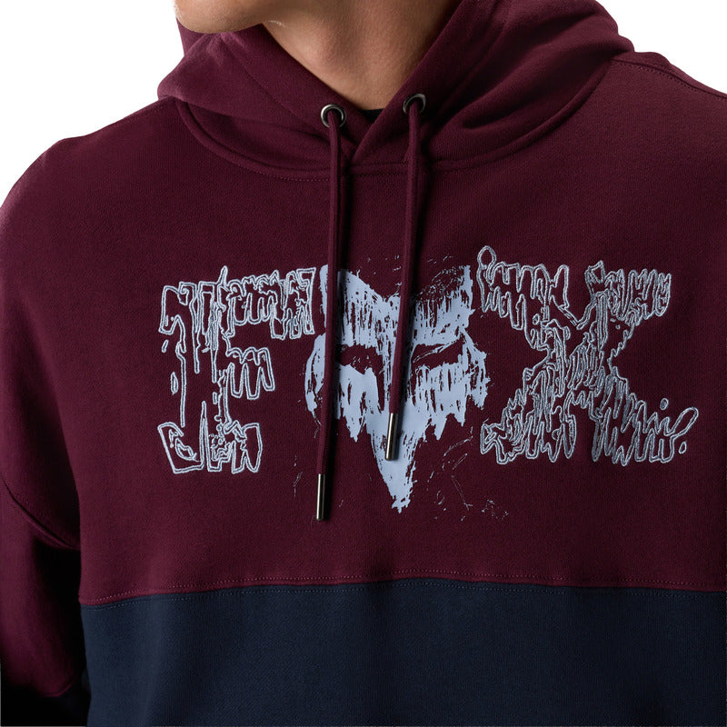 Bluza z kapturem FOX Abyss Fleece Po Dark Maroon 11 360038_ZAL919788.jpg
