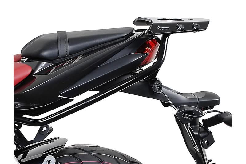 STELAŻ POD PŁYTĘ MONTAŻOWĄ KUFRA ALU-RACK SW-MOTECH YAMAHA FZ 1/FAZER (05-16) BLACK 3