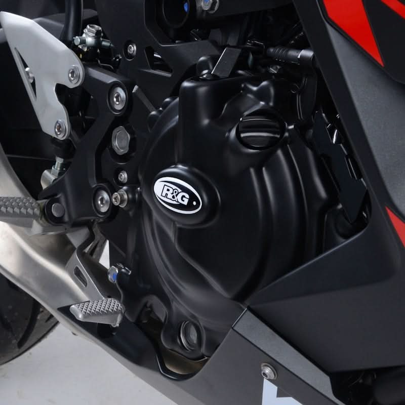 ZESTAW OSŁON SILNIKA RG RACING KAWASAKI NINJA 400/Z250 19-, (2 CZĘŚCI) GENERATOR + SPRZĘGŁO) BLACK 1
