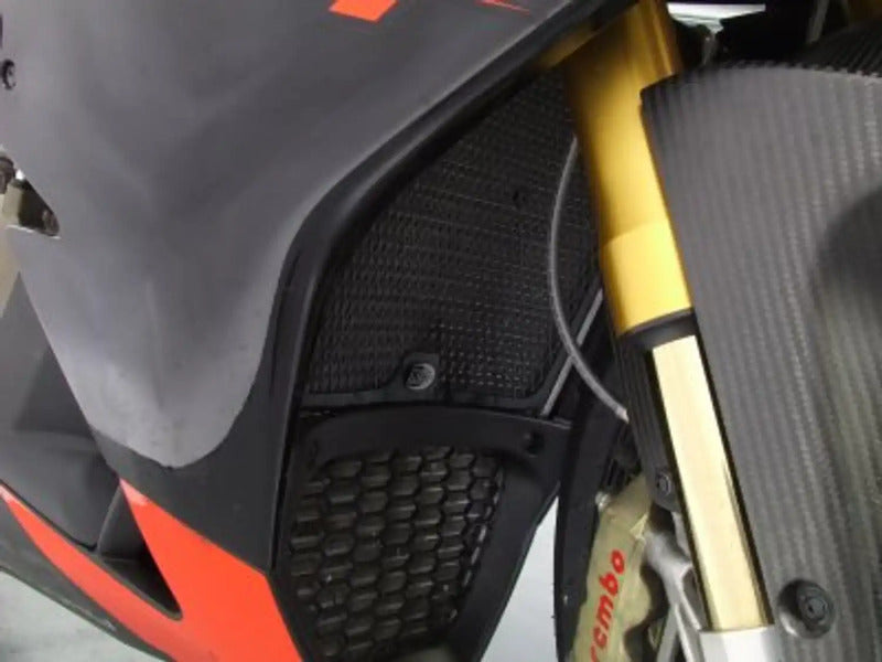 OSŁONA CHŁODNICY RG RACING APRILIA RSV4 AND RSV4R 09-14 1