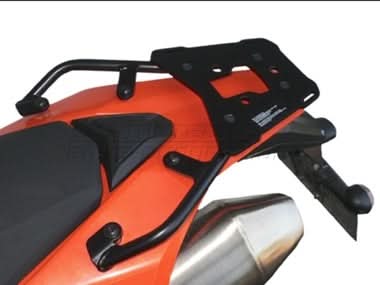 STELAŻ POD PŁYTĘ MONTAŻOWĄ KUFRA ALU-RACK SW-MOTECH KTM LC4 690 ENDURO (07-18) BLACK 1
