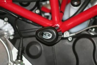 CRASHPADY AERO RG RACING DUCATI MONSTER 01-/MULTISTRADA 1100 07- BLACK 1