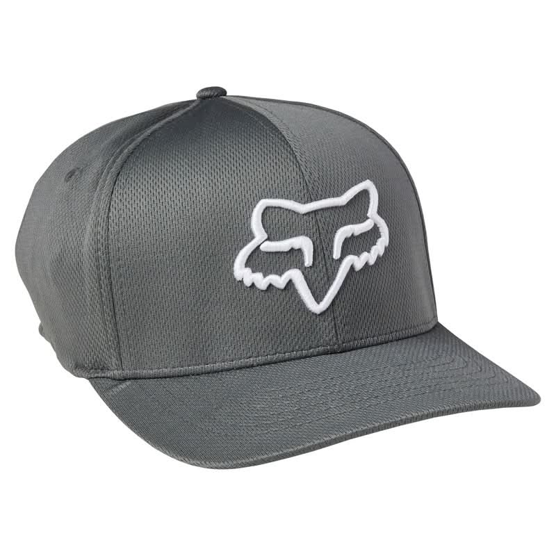 Czapka z Daszkiem Fox Lithotype Flexfit 2.0 Grey/White 1 230764_ZAL450925.jpg