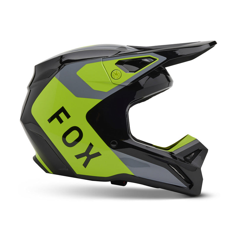 Kask Fox Junior V1 Lean Grey/Yellow 1 308339_ZAL742125.jpg