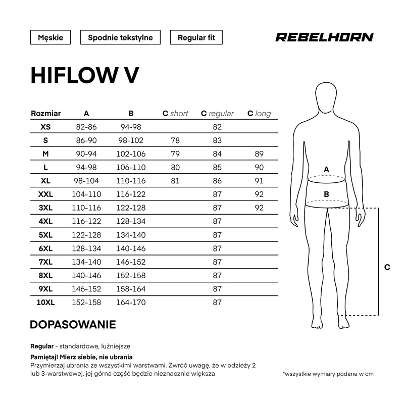 Spodnie motocyklowe tekstylne Rebelhorn Hiflow 5 Black (Długa Nogawka) 45 324284_ZAL804745.jpg